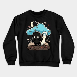 Cartoon style death Crewneck Sweatshirt